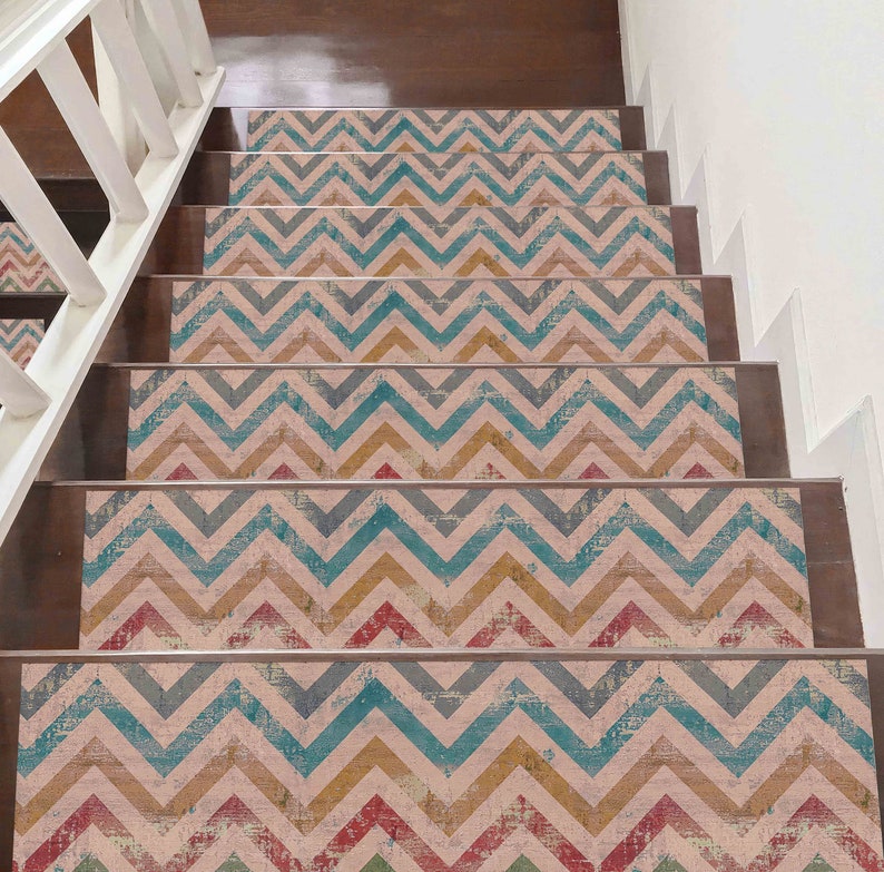 Geometric Pattern Rug, Boho Rug, Bohemian Rug, Modern Rug, Stair Rugs, 3D Printeds Rug, Stair Treads Rug, Decorative Rug, Dining Room Rug, image 6