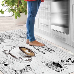 Kitchen Rug, Gift For Her Rug, Thick Rug, Step Rug, Coffee Rug, Modern Rug, Modern Rug Floor Rug, Customs Rug, Outdoor Rugs, Kitchen Rug,