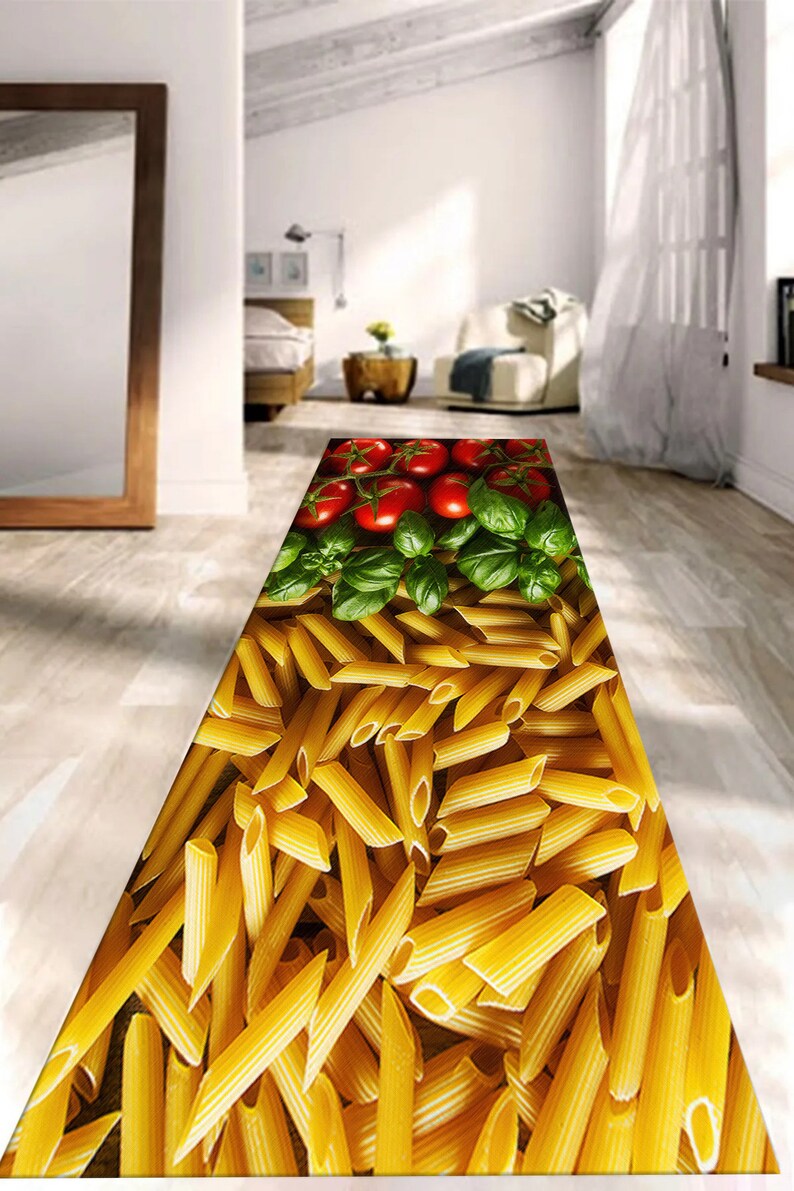 Pasta Rug Modern Rug, Pattern Rugs, Car Mat Rug, Basil Rug, Popular Rugs, Italian ...