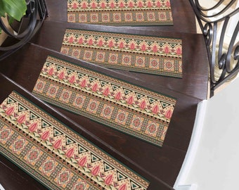 Ethnic Step Rug, Popular Rug, Geometric Pattern Rug, Modern Rug, Nursery Rug, Pattern Rug, Small Rug, Area Rug, Decorative Rug, Cool Rugs,