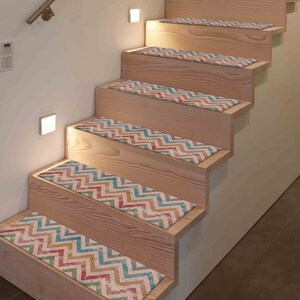 Geometric Pattern Rug, Boho Rug, Bohemian Rug, Modern Rug, Stair Rugs, 3D Printeds Rug, Stair Treads Rug, Decorative Rug, Dining Room Rug, image 4