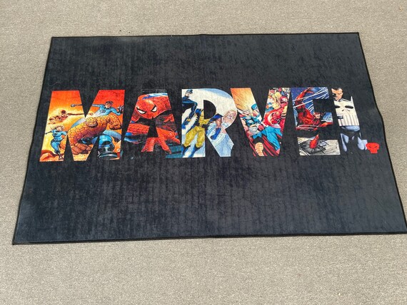 Non Slip Rug, Children Rug, Marvel Rugs, Easy to Clean Rugs, Kids Room Rug, Gift For Him Rug, Hulk Rugs, Customs Rug, Chenille Rugs,