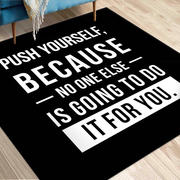 Inspirational Rug - Etsy