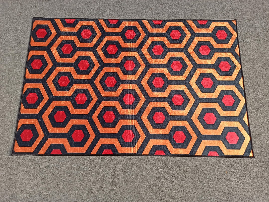 The Shining Rug Red Rugs Trendy Rug Modern Rug Cool Rug Etsy UK