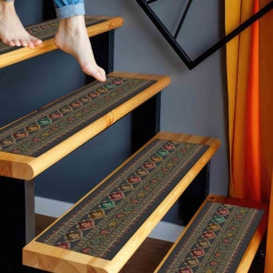 Stair Step Rug, Kilim Design Rug, Ethnic Pattern Rug, Bohemian Rug, Modern Rug, Popular Rug, Easy To Clean Rug, Runner Rug, Pet Friendly Rug