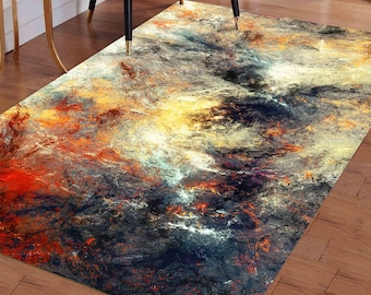 Colorful Abstract Rugs, Colorful Rugs, Modern Rugs, Bedroom Rug, Small Rug, Runner Rug, Anti-Slip Carpet,Kitchen Rug, Bedroom Rug, Soft Rug