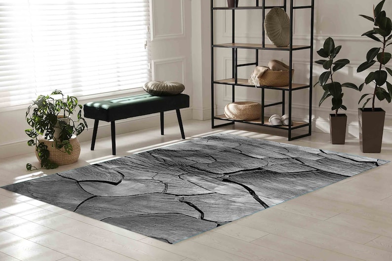 Alfombra de entrada, alfombra lavable a máquina, felpudo, regalos personalizados, alfombra para loft, alfombras grises, alfombra con vistas, alfombra de cocina, alfombra de sala de estar, alfombra para cueva de hombre, imagen 4