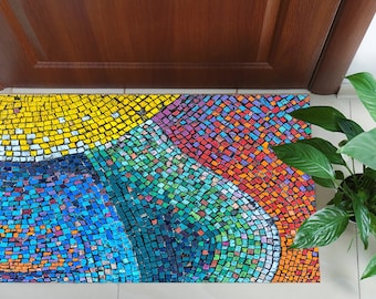 Geschenk für zu Hause Teppich, Willkommen Teppiche, Bunte Teppiche, Moderne Teppiche, Saloon Teppiche, Moderner Teppich, Große Teppiche, Boden Teppiche, Personalisierter Geschenke Teppich,
