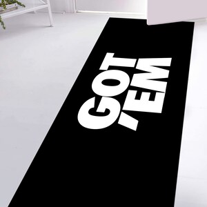 Area Rugs, Modern Rugs, Got Em Rug, Gift For Her Rugs, Black Rugs, White Rug, Front Door Rug, Kitchen Rug, Office Rug, Home Decor, Large Rug image 4