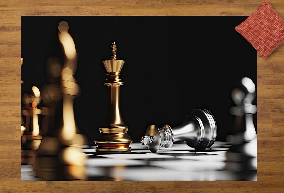 Chess Rugs, Pawn Rugs, Chess Pieces Rugs, Modern Rug, Luxury Rug, Non ...