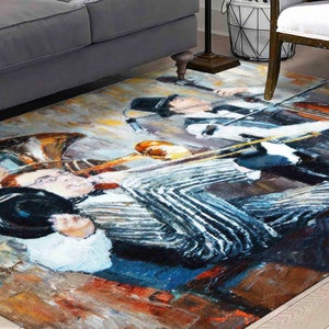 Alfombra para sala de música, alfombras populares, alfombras impresas en 3D, alfombras decorativas para oficina, alfombras de música africana, alfombras decorativas para el hogar, alfombras de jazz, alfombras de pasillo, alfombras de lujo,