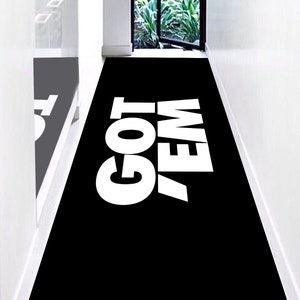 Area Rugs, Modern Rugs, Got Em Rug, Gift For Her Rugs, Black Rugs, White Rug, Front Door Rug, Kitchen Rug, Office Rug, Home Decor, Large Rug image 3