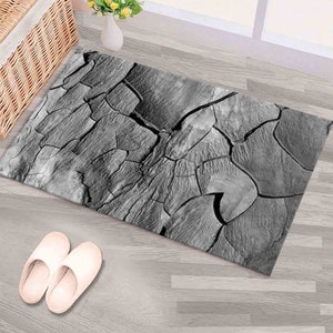 Alfombra de entrada, alfombra lavable a máquina, felpudo, regalos personalizados, alfombra para loft, alfombras grises, alfombra con vistas, alfombra de cocina, alfombra de sala de estar, alfombra para cueva de hombre, imagen 6