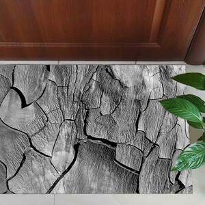Alfombra de entrada, alfombra lavable a máquina, felpudo, regalos personalizados, alfombra para loft, alfombras grises, alfombra con vistas, alfombra de cocina, alfombra de sala de estar, alfombra para cueva de hombre, imagen 5