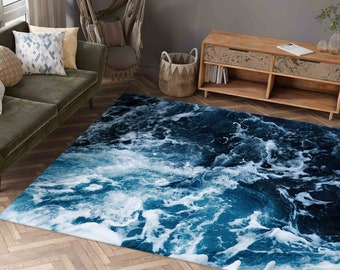 Tapijt, dun tapijt, moderne tapijten, tapijt cadeau bruidsmeisje, populair tapijt, zeetapijt, tapijten golfzicht, esthetische oceaantapijten, trouwtapijt, boerderijtapijt