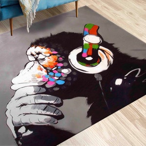 Silverback Gorilla 3d Soft Non-slip Mat Rug Carpet Foot Pad Gorilla Monkey  Gorillas Ape Wildlife Animals Nature Fitness Gym Zoo - Mat - AliExpress