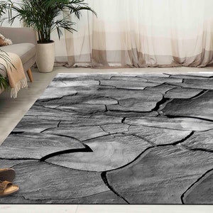 Alfombra de entrada, alfombra lavable a máquina, felpudo, regalos personalizados, alfombra para loft, alfombras grises, alfombra con vistas, alfombra de cocina, alfombra de sala de estar, alfombra para cueva de hombre, imagen 2