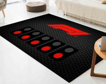 Drive to Survive Rug, Gamer Rugs, Play Room Rugs, Motivational Rug, Thick Rug, Accent Rug, Trendy Rug, Saloon Rug, Non Slip Rug, Area Rug,