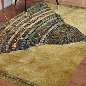 Tappeti Mappa dell'Inferno, Tappeto Divino, Tappeto Famoso, Tappeto da Salone, Tappeto Decorativo da Salone, Tappeto da Soggiorno, Regalo di inaugurazione della casa, Tappeto Antiscivolo, Tappeto Regalo,