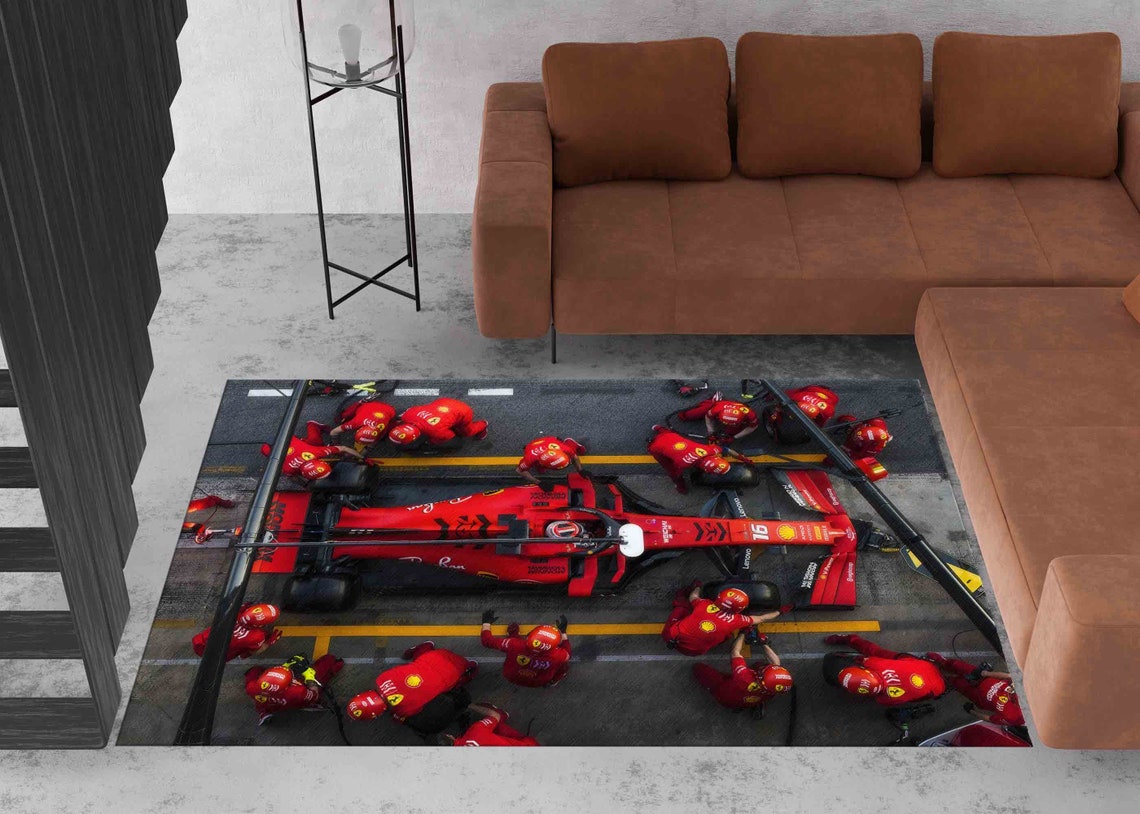 F1 Max Verstappen Rug Formula One Pit Stop Rugs Boy Room Etsy
