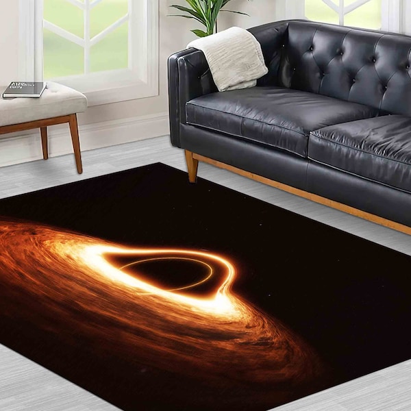 Black Hole Rug Etsy