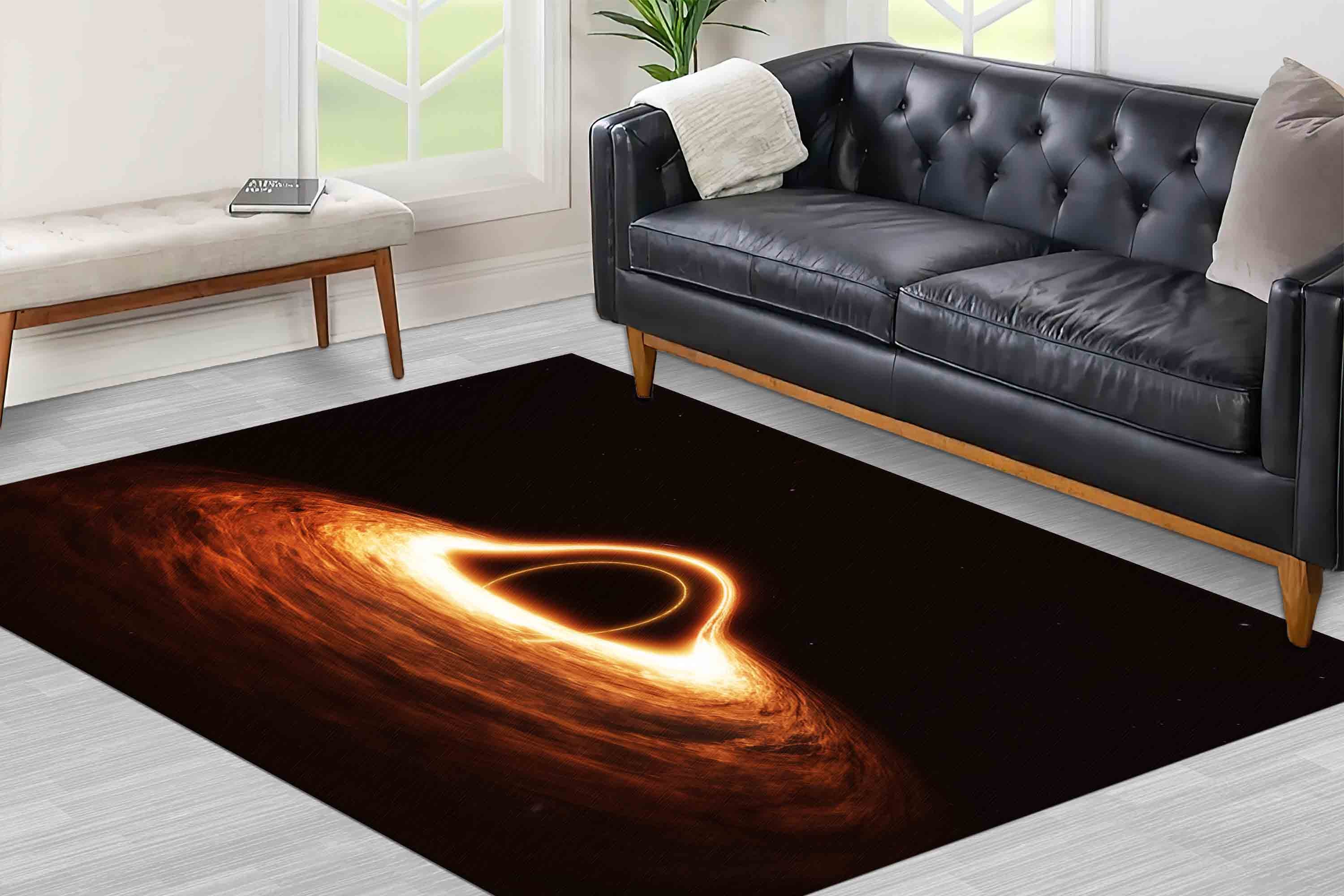 男の隠れ家ラグ、玄関ラグ、寝室ラグ、ギフトラグ、ブラックホールラグ