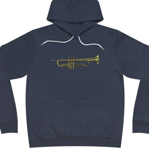 Trumpet Brass Instrument Fleece Pullover Hoodie