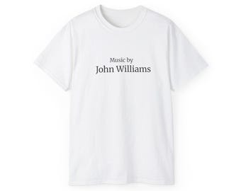 ジョン・ウィリアムズによる音楽シャツ - Etsy 日本