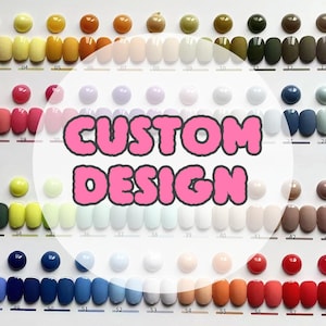Custom Press On Nails|Premium Press On Nails|Gift for her|Nails press on|Personalized Design|Colorful Nail Art