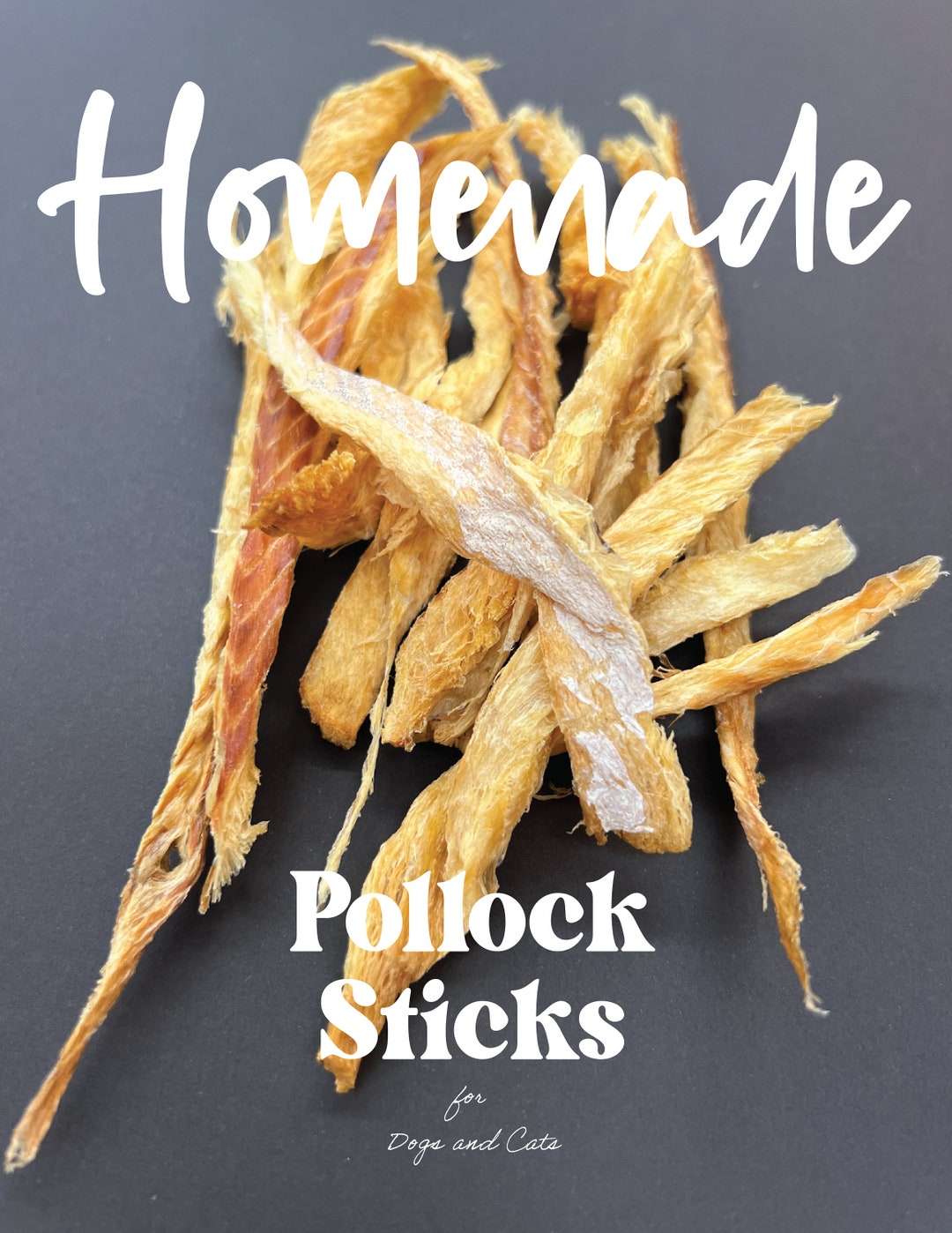 Pollock Sticks Treats for Dogs and Cats Etsy