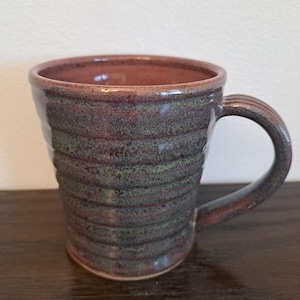 Handmade ceramic mug - wheelthrown coffee mug - handmade pottery - coffee cup
