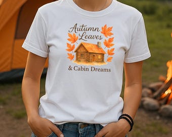 Campfires & Cozy Vibes T-Shirt: Unisex Fall Bonfire Tee