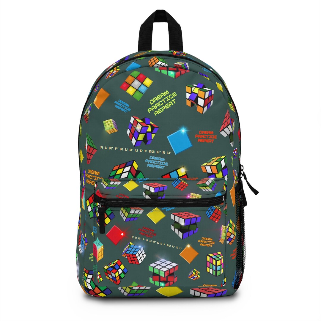Beautiful Cube Design Backpack, Elegant Design Bag, Gift, Backpack for ...