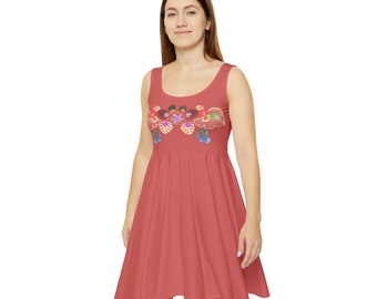 Vestido de verano para mujer, Giro y giro, Moda divertida, Vestido elegante, Regalo para ella, Regalo, Estilo empoderador, Vestido elegante de verano