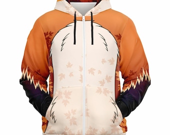 Autumn Fox Zip-Up Hoodie