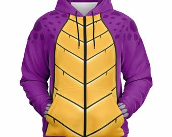 Purple Dragon Zip-Up Hoodie