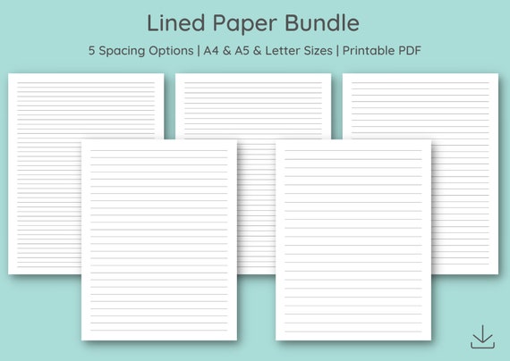 Ruled 2024 a4 sheet