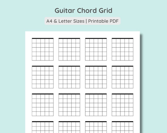 Beginner Guitar Chord Charts Printable PDF Instant Digital , 48% OFF