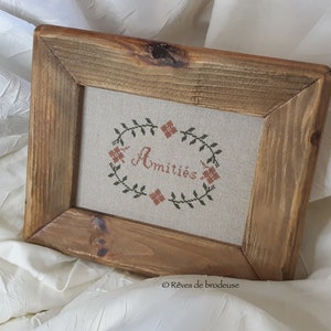 Friendships cross stitch pattern - pdf version