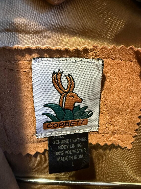 Vintage Suede Patchwork Blazer - image 5