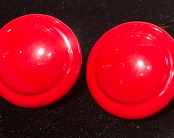 Vintage 1980s Pop Art Earrings- Various colors and shapes