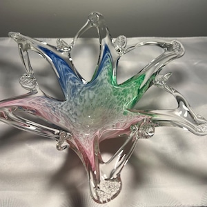 Vintage Murano Starfish Bowl