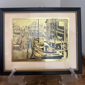 Vintage Goldfoil Lionel Barrymore Drucke