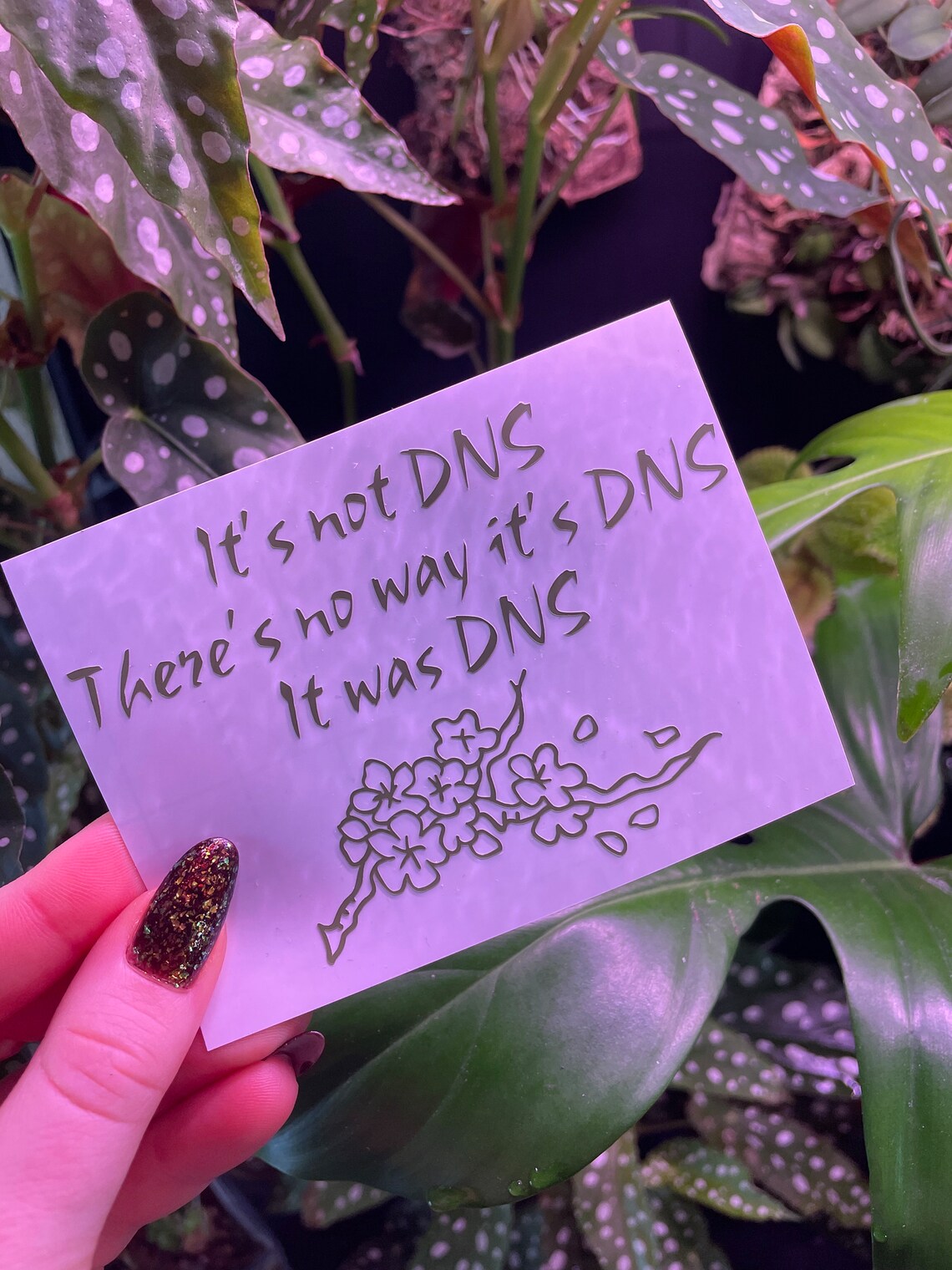 It s Always DNS Haiku Meme Sticker Information Technology Etsy it-s-always-dns-haiku-meme-sticker-information-technology-etsy