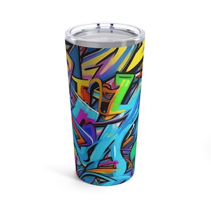Graffiti Style, Graffiti Art, Abstract Art, Urban Graffiti, Tumbler 20oz
