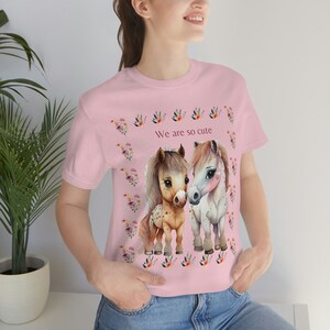 Cute Horses, Animal Horse, Unisex Jersey Short Sleeve Tee