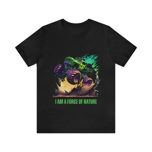 Monster Truck, Wild and Strong Style, Unisex Jersey Short Sleeve Tee