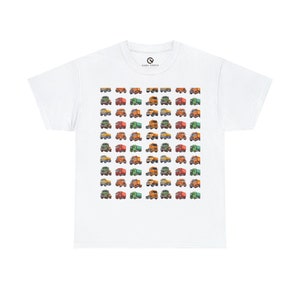 LKW-Fahrer, Diesel und Fahren, Diesel und Lastwagen, Unisex Baumwoll-T-Shirt