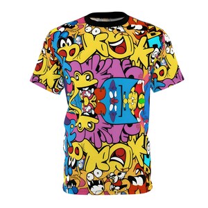 Graffiti Style, Abstract Style,  Unisex Cut & Sew Tee