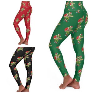 A Cozy Grinch Leggings: